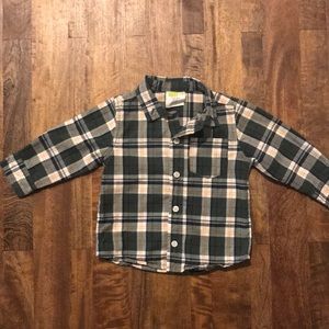 Toddler Boys’ Long Sleeve Button Down Shirt